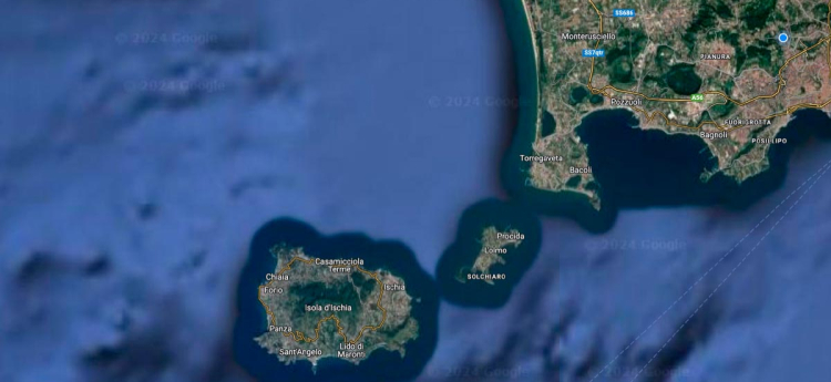 Scoperta caldera vulcanica e frana sottomarina al largo di Ischia